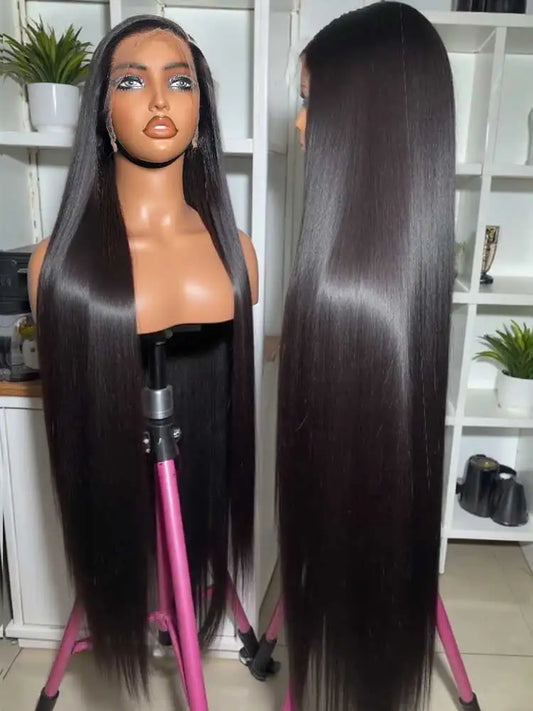 Ultra Long Bone Straight HD Lace Wig (13x4)