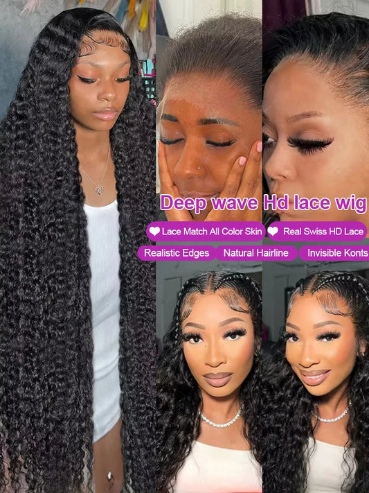 Deep Wave HD Lace Wig - 200 & 250% Density