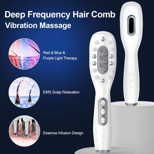 EMS LED Scalp Massager Comb