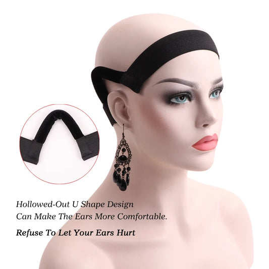 Lace Melting Wig Band with Ear Cutouts