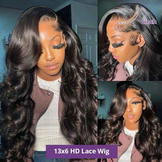 HD Body Wave Lace Frontal Wig – Brazilian Remy Human Hair(13×4 / 13×6)