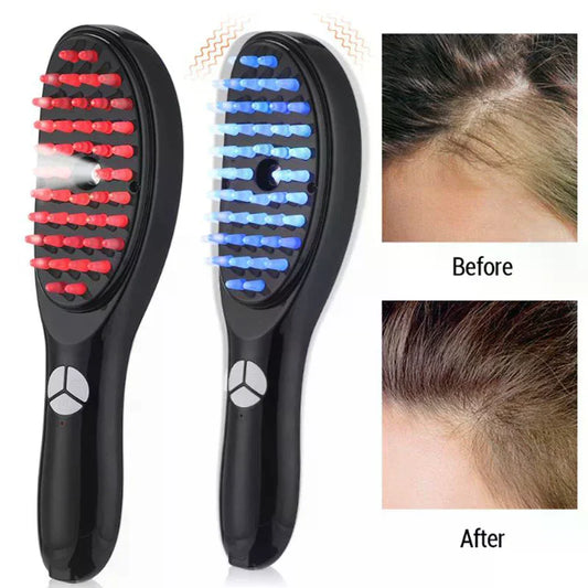 Red & Blue Light Scalp Massage Comb