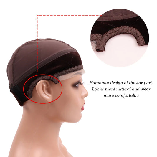 HD Lace Wig Cap with Velvet Grip