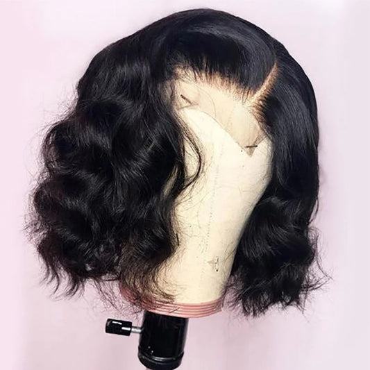 Glueless Highlight Curly Bob HD Lace Wig