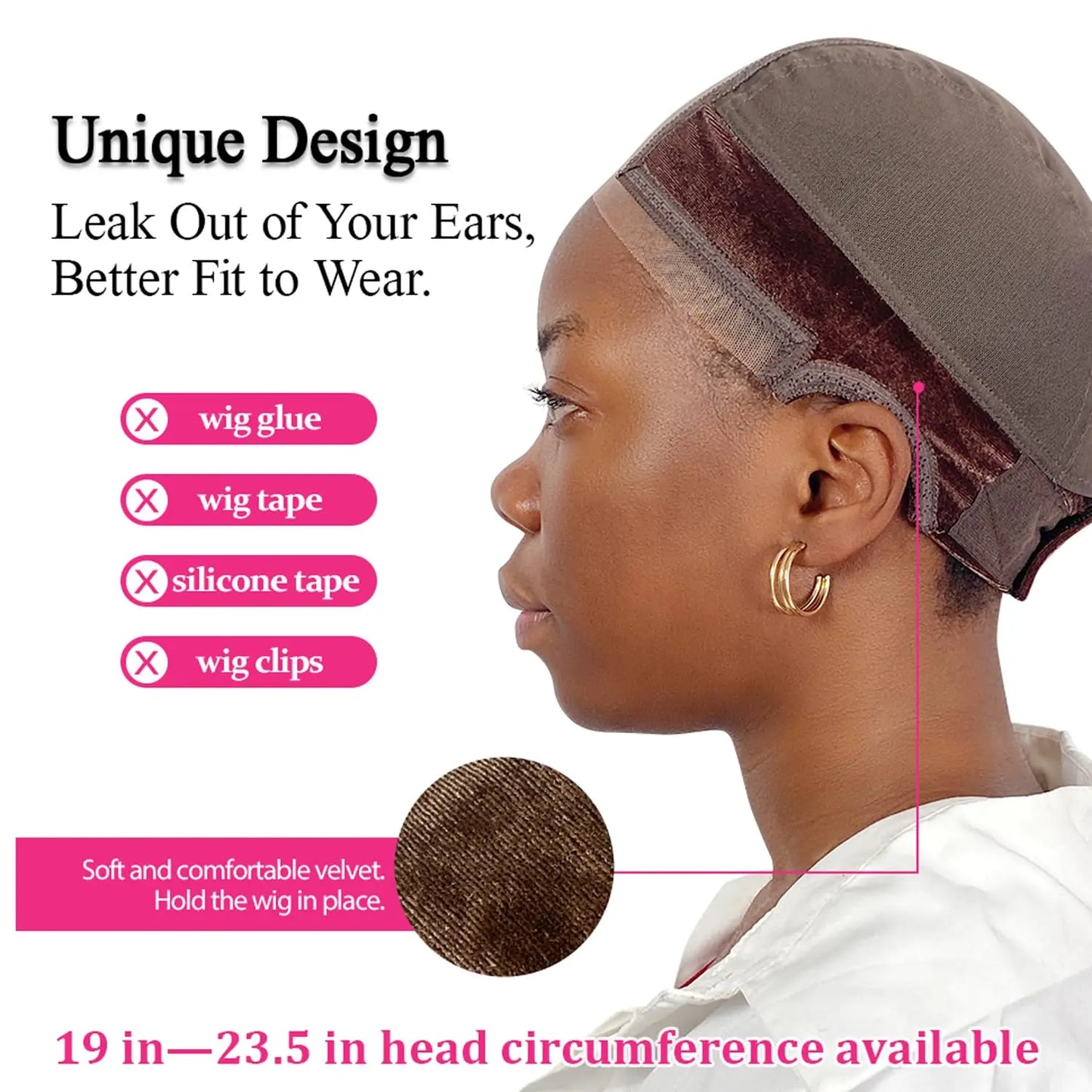 Velvet Lace Wig Grip Headband
