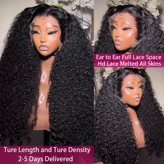 Luxury 40” Deep Wave HD Lace Wig