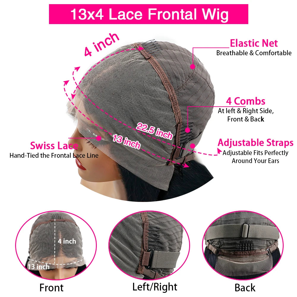 Chocolate Brown Body Wave HD Lace Wig (13x4)